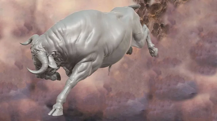 3D re-creation of Frank Frazetta painting