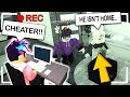 We Used Cameras To EXPOSE His CHEATING Girlfriend! (Roblox Bloxburg)