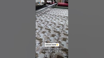 Sublimation Fabric Printing using Roller Heat Press Machine | GM Print Solution