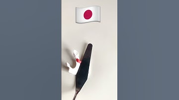 What color do mixed flags make? (Part 5) 🇯🇵 Paint & Dough #colormixing #mixedflags #artvideos #art