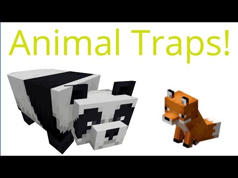 Video: Jak Postavit Past Na Zvířata V Minecraft