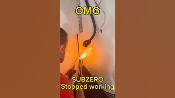 Subzero - most expensive repair 🤯 #maintenance #repair #home #kitchen #subzero #expensive #omg#fyp