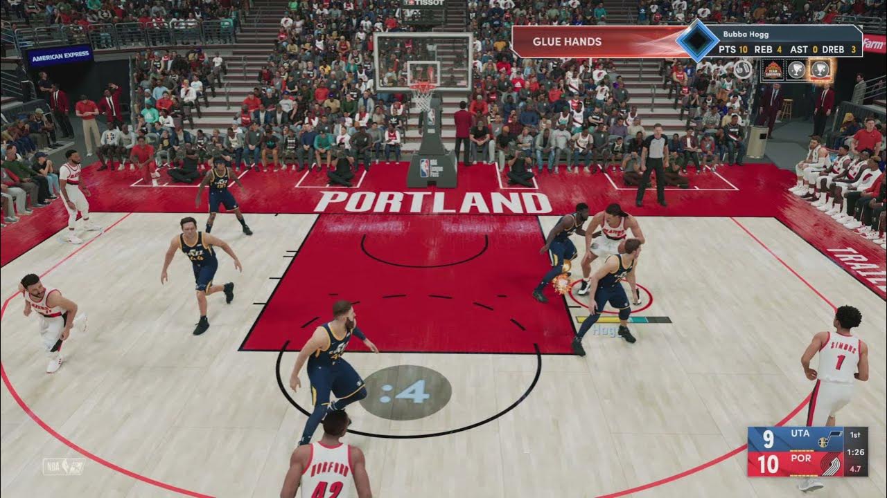 Elite Big Man Contact Standing Dunks aka The Body Bag Dunk NBA 2K22 7