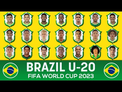 BRAZIL U-20 OFFICIAL SQUAD FIFA WORLD CUP ARGENTINA 2023