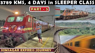 BHOPAL to H.NIZAMUDDIN (Delhi) : HIMSAGAR Express Complete Journey PART 5