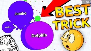 MY FAVORITE TRICK IN AGARIO !! - Playing Solo in Agar.io