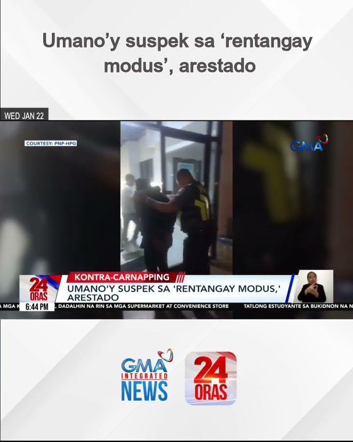 Umano’y suspek sa ‘rentangay modus’, arestado | 24 Oras
