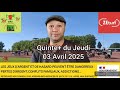 MAX 1-2-3 Turf vos pronostics Quinté+ du Jeudi 03 Avril 2025 ‎@max1-2-3turfvospronosticsh2