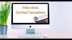 Certified Translation: How to request a birth certificate translation for USCIS? (2017)