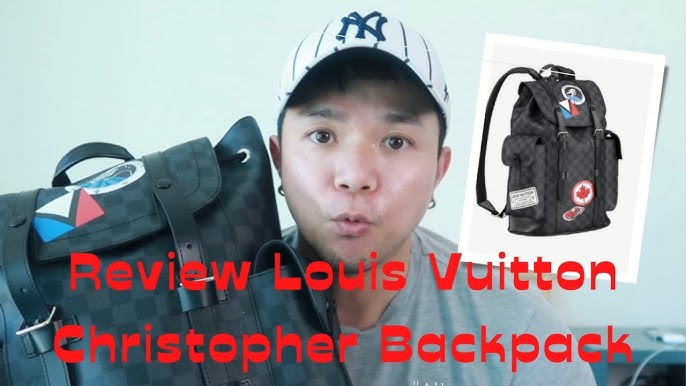 supreme lv backpack real vs fake