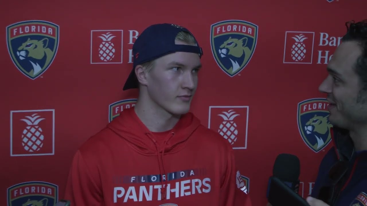 Florida Panthers' Anton Lundell is getting used to the Miami lifestyle,  preparing for upcoming season - WSVN 7News, Miami News, Weather, Sports