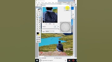 Short Photoshop Tutorial - Create Floating Glass Sphere in Photoshop #shorts #youtubeshorts #short