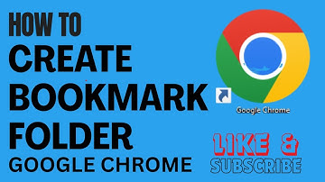 How To Create Bookmark Folder In Google Chrome
