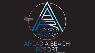 Logo design for resort in Pandanan Island ~ Arcadia Beach Resort 🌴 ❤️ 👓