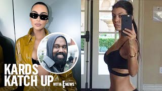 Kanye's Nasty Text to Kim \& Kourtney Talks Weight Gain | The Kardashians Recap Season 2 With E! News