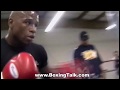 FLOYD MAYWEATHER BEST TRAINING FOOTAGE EVER PT2 OF INSANE WORKOUT