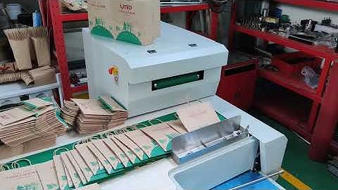 fully automatic square bottom paper bag machine with twisted loop