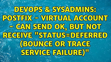 Postfix - Virtual Account - Can Send OK, But Not Receive "status=deferred (bounce