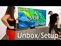 Samsung S95B QD-OLED Unbox/Setup   vs 👑 Sony A90J