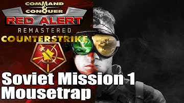 C&C: Red Alert Counter Strike Remastered Soviet Mission 1 - Mousetrap (Non-Commentary) (4K)