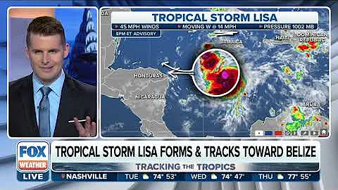 Tropical Storm Lisa May Become Hurricane By Wednes...
