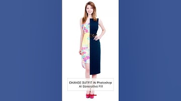 CHANGE OUTFIT IN Photoshop AI Generative Fill #shorts #generativefill #firefly #photoshop