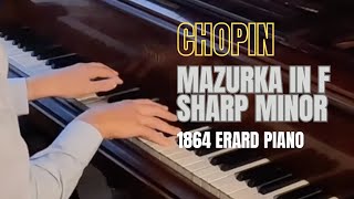 Mazurka in F sharp minor on one of Chopin&#39;s favourite pianos #chopin #classicalpiano #piano