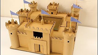 hacer castillo de cartón paso a paso CASTILLO BODIAM) cardboard castle - YouTube