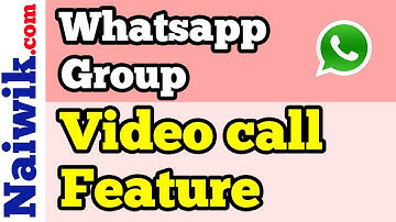 Whatsapp "Group Video call" and " Voice call" feature in Android and iOS