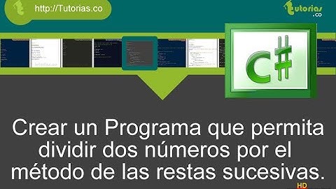 ciclo while -- visualStudio c#(division por restas sucesivas)