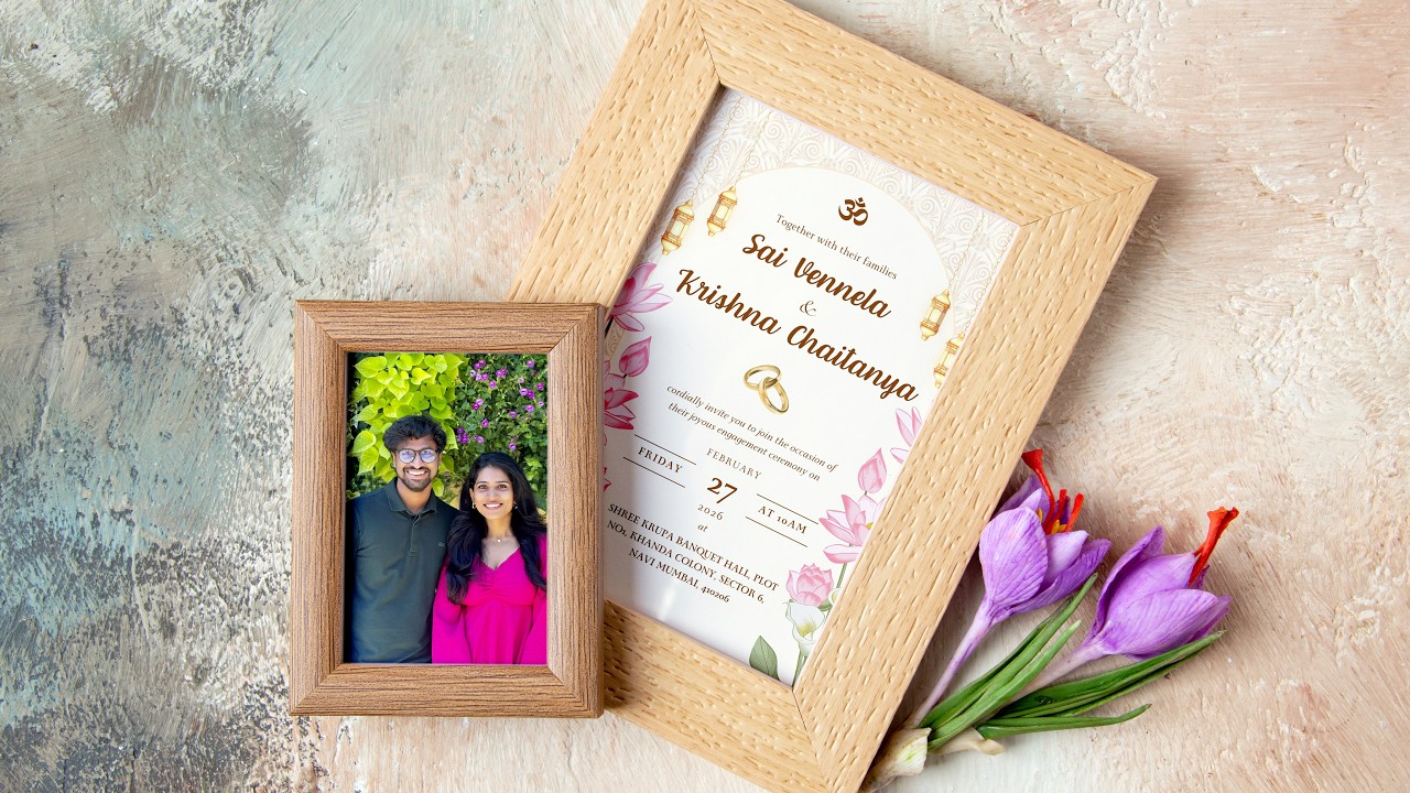 Sai Vennela & Krishna Chaitanya  27/2/2026 Engagement Ceremony.