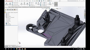 Convert STL to Solid using Solidworks | CAD CAM Tutorials by TecnisiaCAD
