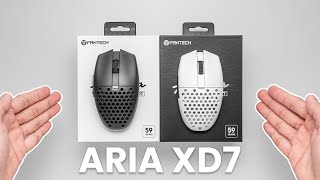 FANTECH ARIA XD7 Wireless Gaming Mouse Unboxing ASMR + Review + Apex Legends Test