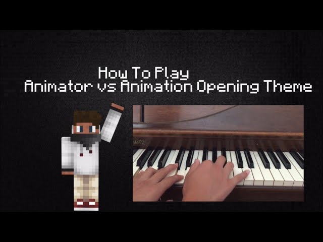 Sarah Eide - Animation vs Minecraft Opening Theme // Piano Cover 