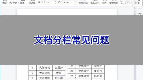 Word文档分栏常见问题。 #wps #excel #办公技巧 #excel技巧