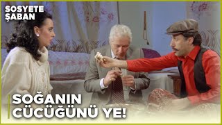 Sosyete Şaban Türk Filmi Şaban Ağa, Periye Soğan Yedirmeye Çalışıyor
