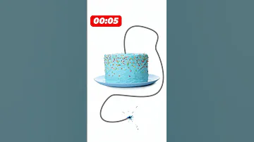 10 Second Timer Bomb CAKE EXPLOSION 