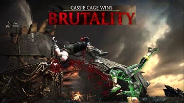 CASSIE CAGE ALL FATALITY & STAGE FATALITY (using keyboard) - MORTAL KOMBAT XL