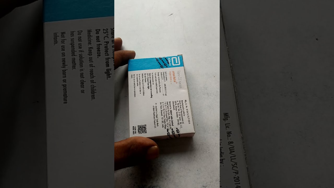 Arachitol Injection 6L IU Vitamin D3 