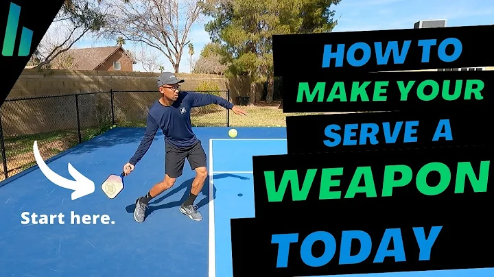 The SECRET To A POWERFUL Pickleball Serve - 5 EASY...