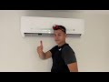 Midea air conditioner split wall type deep cleaning in guam