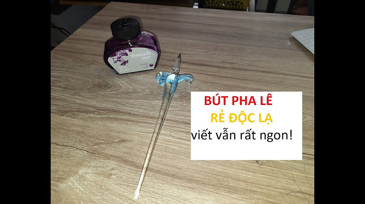 Review bút thư pháp pha lê