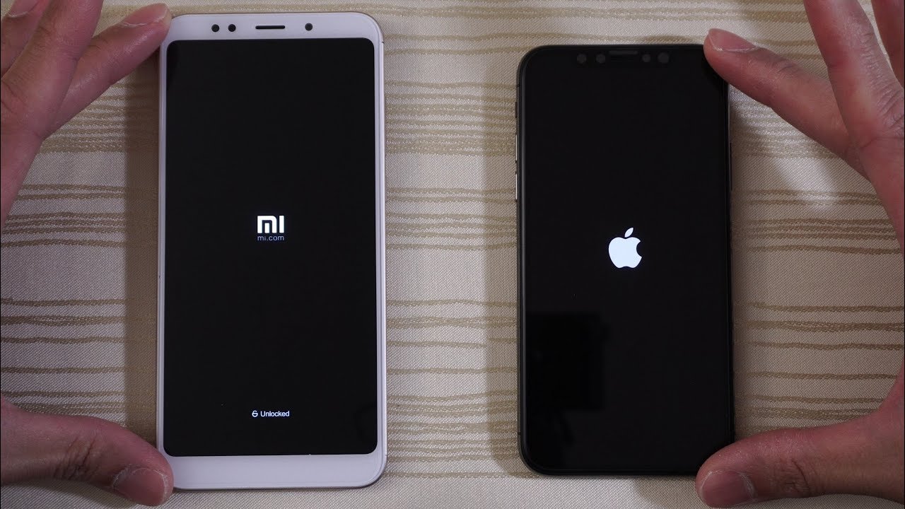 Xiaomi Redmi 5 Plus y iPhone X - ¡Prueba de velocidad!