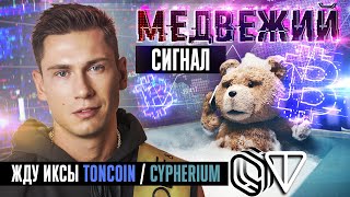 КРИПТОВАЛЮТА жду иксы Toncoin/Cypherium | Медвежий сигнал для БИТКОИН |  Помощь пострадавшим