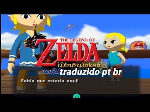 Zelda Wind Waker traduzido em PT-BR versão game cube 