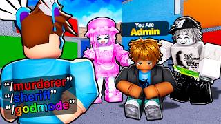 Trolling With CHILLZ As NOOBS with ADMIN COMMANDS in MM2!