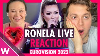 Eurovision 2022 Albania - Ronela Hajati "Sekret" LIVE | Reaction