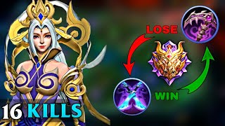 Selena Best Build 2021🔥 | Selena Thunder Flash Perfect Gameplay with 91.1% Winrate! | MLBB