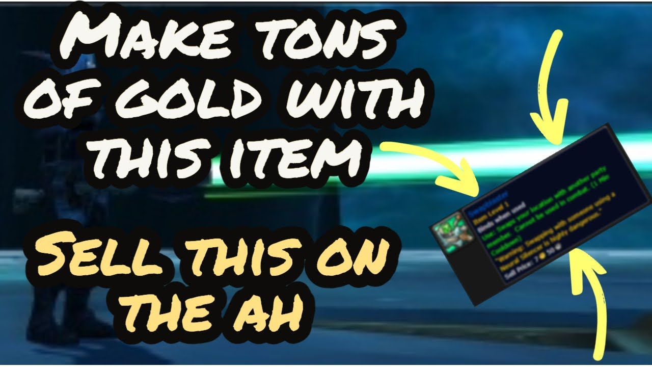 Make Insane Gold Crafting This Engineering Profession Toy in WOW Shadowlands 9.2 No Farming No RNG