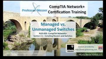 Managed vs. Unmanaged Switches - CompTIA Network+ N10-005: 2.1